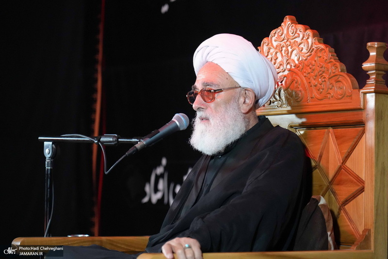 مراسم عزاداری روز تاسوعای حسینی در بیوت مراجع و علماء‎