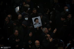 مراسم تشییع پیکرهای مطهر 100 شهید گمنام در تهران-5