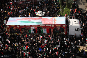 مراسم تشییع شهدای جنگ تحمیلی رژیم صهیونیستی در تهران-6
