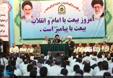 دیدار فرماندهان نیروی انتظامی با سید حسن خمینی 
