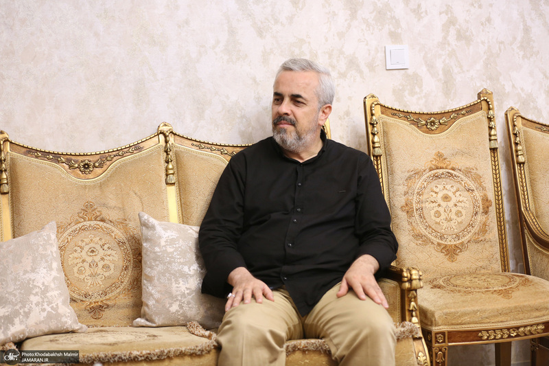 حضور سیدحسن خمینی در منزل شهید باقری