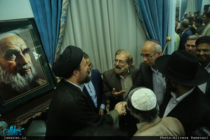 دیدار اعضای ستاد مرکزی بزرگداشت امام خمینی(س) با سید حسن خمینی