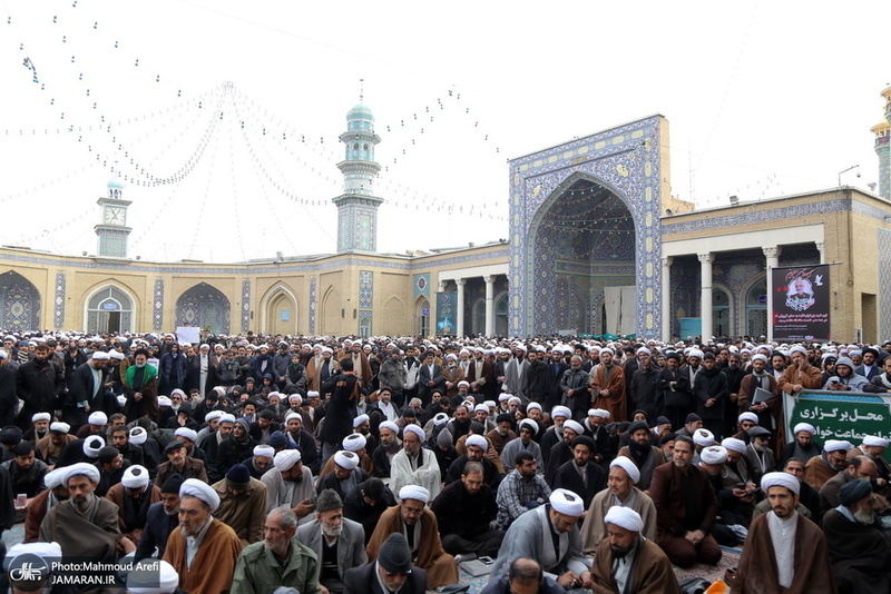 اجتماع طلاب در محکوم کردن اقدام تروریستی دولت آمریکا در به شهادت حاج قاسم سلیمانی