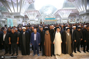 مراسم تشییع نوه حجت الاسلام والمسلمین علیخانی در حرم مطهر امام خمینی (س)