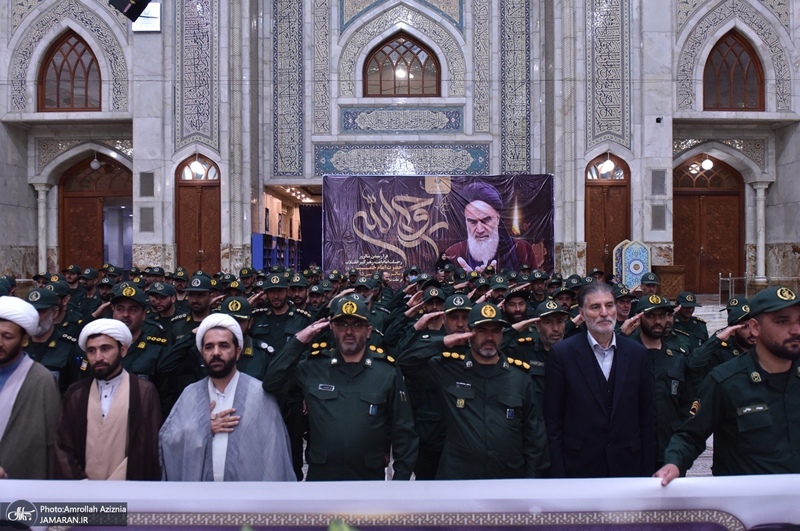 تجدید میثاق فرماندهان و پرسنل تیپ مکانیزه 20 رمضان نیروی زمینی با آرمان‌های امام راحل (ره)