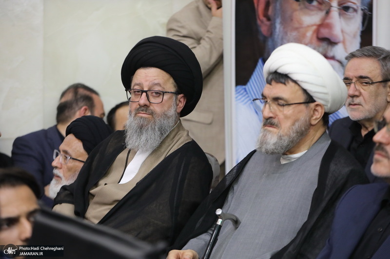 مراسم چهلم شهیدان لاریجانی در حرم مطهر حضرت معصومه (س)