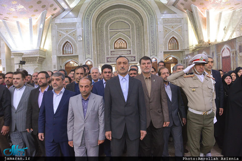 تجدید میثاق وزیر و کارکنام وزارت آموزش و پرورش با آرمان های حضرت امام(س)