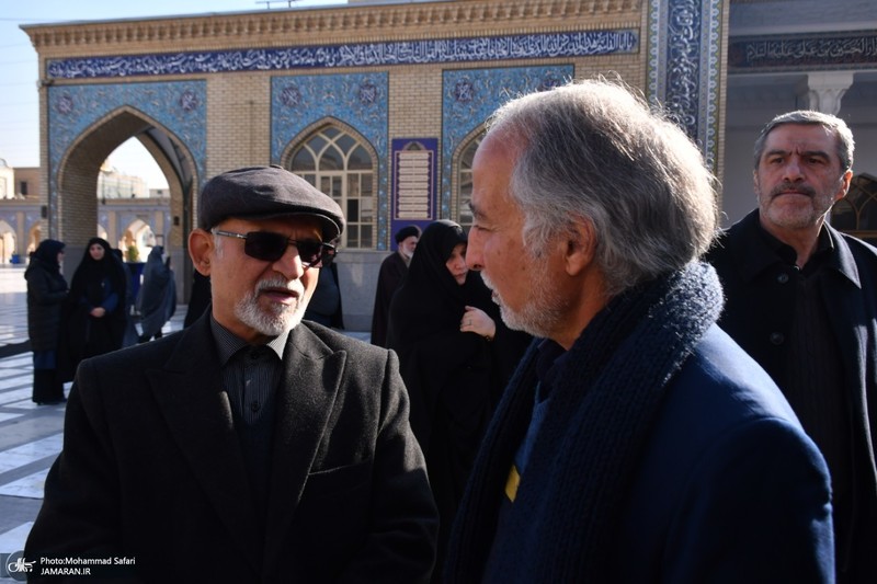 مراسم تشییع و خاکسپاری پیکر اشرف بروجردی