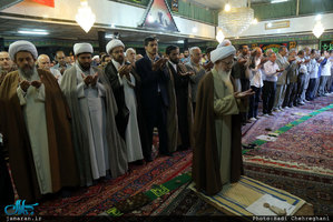 اقامه نماز عید سعید قربان در روستای احمدآباد دماوند توسط آیت الله العظمی جوادی آملی