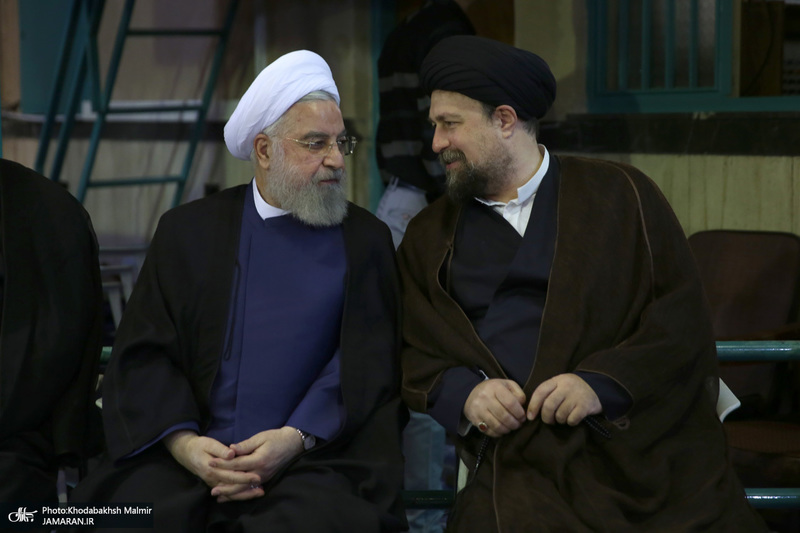 مراسم چهلمین روز مرحوم آیت الله صانعی در حسینیه جماران