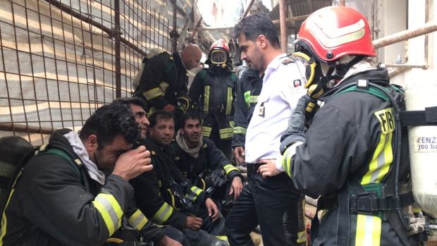 آتش سوزی در هتل آسمان شیراز ۷ مصدوم بر جای گذاشت