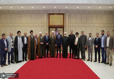 دیدار بزرگان شیعیان سوریه با جولانی! + عکس ها