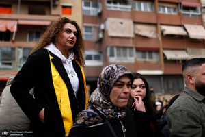 تصاویر اختصاصی جماران از حال و هوای بیروت یک روز مانده به تشییع شهید سید حسن نصرالله (ره)