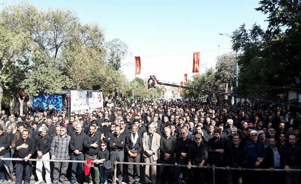 اجتماع یکپارچه و با شکوه سوگواران قزوینی در تاسوعای حسینی