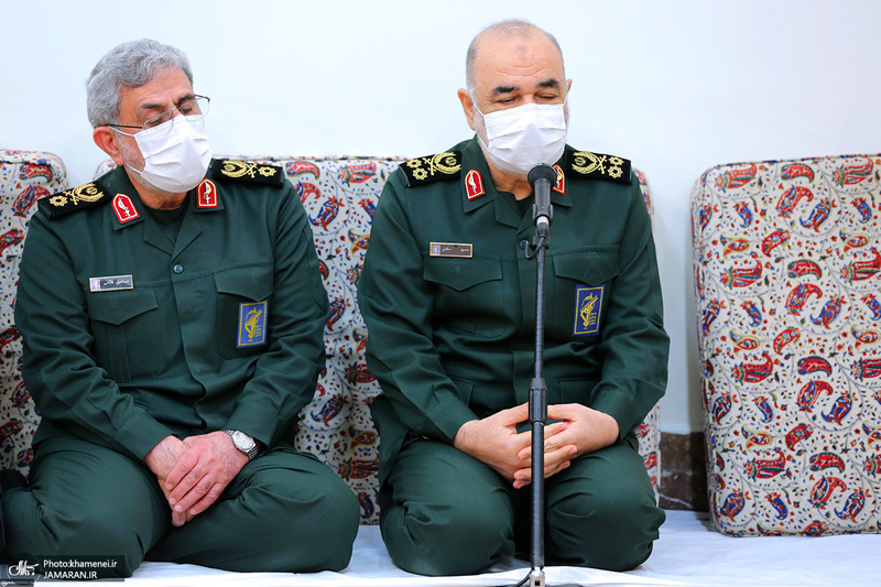 دیدار خانواده و اعضای ستاد بزرگداشت سردار سلیمانی با رهبر معظم انقلاب