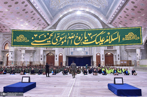 مراسم گل افشانی حرم مطهر امام خمینی (س)