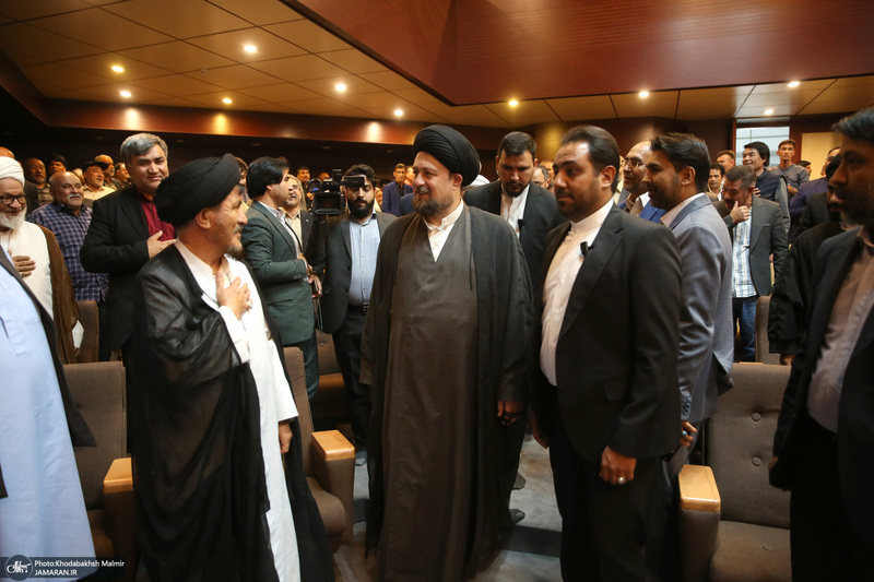 دیدار مسئولین هیت های مذهبی اتباع استان تهران با سید حسن خمینی