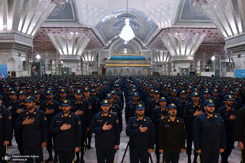 تجدید میثاق دانشجویان و فرماندهان دانشگاه افسری و تربیت پلیس امام حسن مجتبی‎‎ (ع) با آرمان حضرت امام خمینی (س)