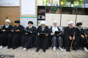 مراسم بزرگداشت برادر آیت الله فقیهی درقم