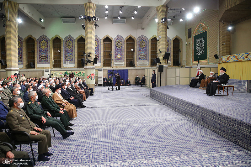 دیدار مسئولان نظام و سفرای کشورهای اسلامی با رهبر معظم انقلاب