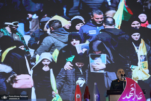 مراسم بزرگداشت شهیدان سید حسن نصرالله و سید هاشم صفی الدین در تهران