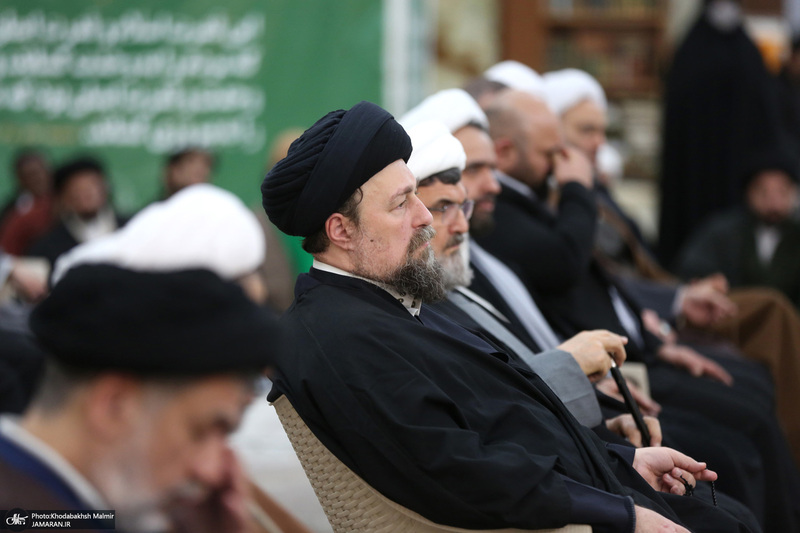 دیدار دبیرکل و کارکنان مجمع جهانی اهل بیت (ع) با سیدحسن خمینی