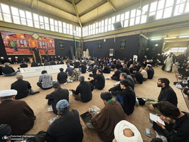 مراسم عزاداری روز تاسوعای حسینی در بیوت مراجع و علماء‎