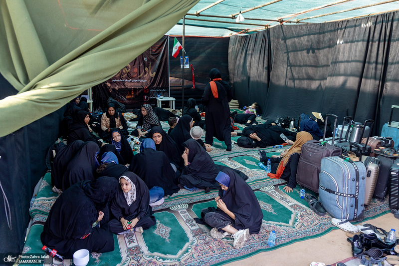 هم قدم با زائران اباعبدالله الحسین (ع)؛ مرز تمرچین