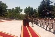 استقبال رسمی رئیسی از رئیس‌جمهور قزاقستان در مجموعه سعدآباد