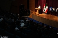 مراسم سالگرد شهید رئیسی در نجف اشرف با حضور سید علی خمینی و سخنرانی امام جمعه بغداد (34)