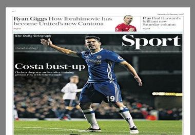 روزنامه‌های ورزشی خارجی 14 ژانویه
