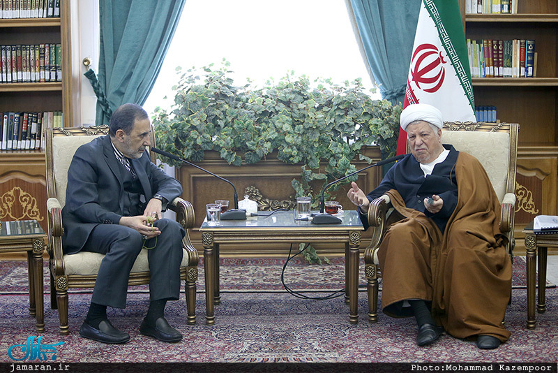 دیدار رئیس و معاونین مرکز تحقیقات استراتژیک مجمع تشخیص مصلحت نظام با آیت الله هاشمی رفسنجانی
