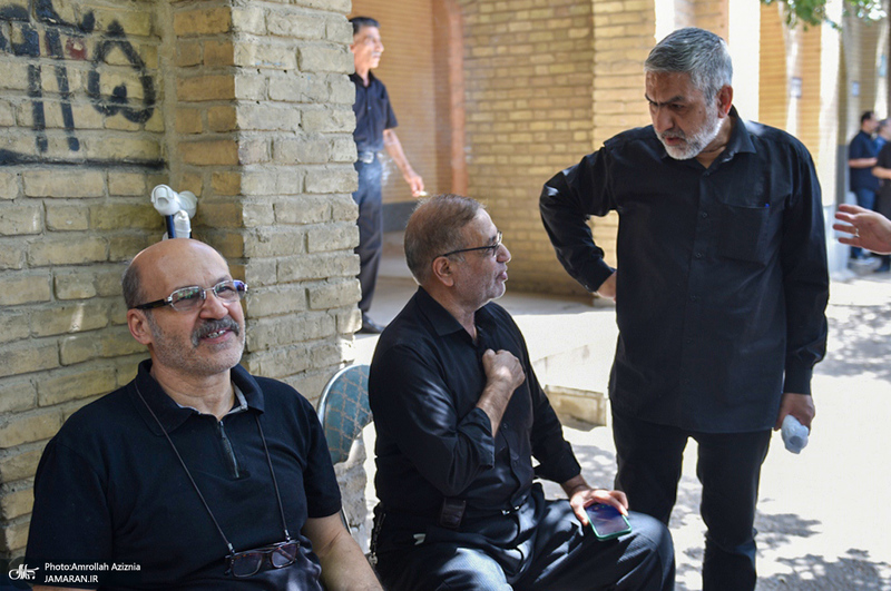 مراسم تشییع و خاکسپاری حاج محسن امین‌زاده