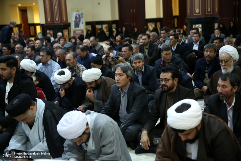 دیدار جمعی از مهاجرین افغانستانی در ایران با سید حسن خمینی