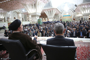 مراسم تجدیدمیثاق دانشگاهیان با آرمان‌های امام خمینی (س)