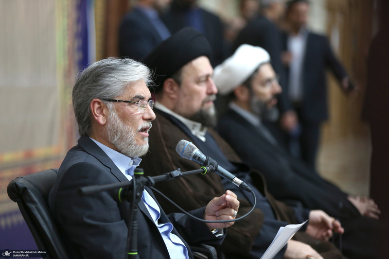 مراسم تجدیدمیثاق دانشگاهیان با آرمان‌های امام خمینی (س)