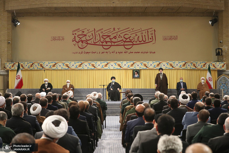 دیدار مسئولان نظام و سفرای کشورهای اسلامی با رهبر معظم انقلاب