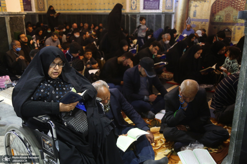 مراسم احیای شب بیست و سوم ماه رمضان در حرم مطهر امام رضا (ع)