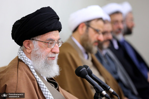 دیدار مسئولان دفتر تبلیغات اسلامی حوزه علمیه قم با رهبر معظم انقلاب اسلامی