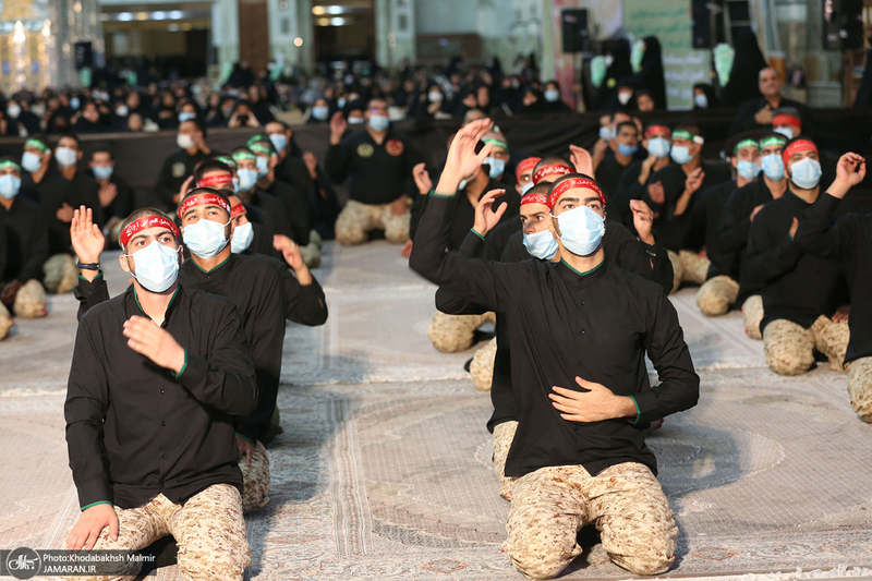 مراسم عزاداری شب عاشورای حسینی (ع) در حرم امام خمینی (س)