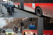 وضعیت عجیب خط ویژه در تهران + تصاویر
