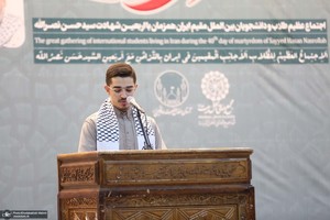 مراسم چهلم شهید سیدحسن نصرالله و سرلشکر نیلفروشان در حرم امام خمینی (س)