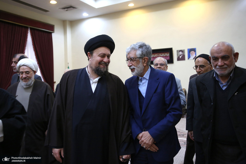 تجدید میثاق رئیس و جمعی از اعضای مجمع تشخیص مصلحت نظام با آرمان‌های امام خمینی (س)-2