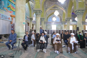 مراسم تشییع پیکر آیت‌الله واحدی جهرمی