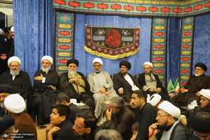 مراسم عزاداری شهادت حضرت فاطمه زهرا (س) در بیت آیت الله فقیهی