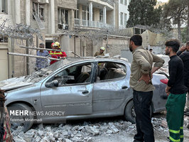 حمله رژیم صهیونیستی به مناطق مسکونی تهران + تصاویر