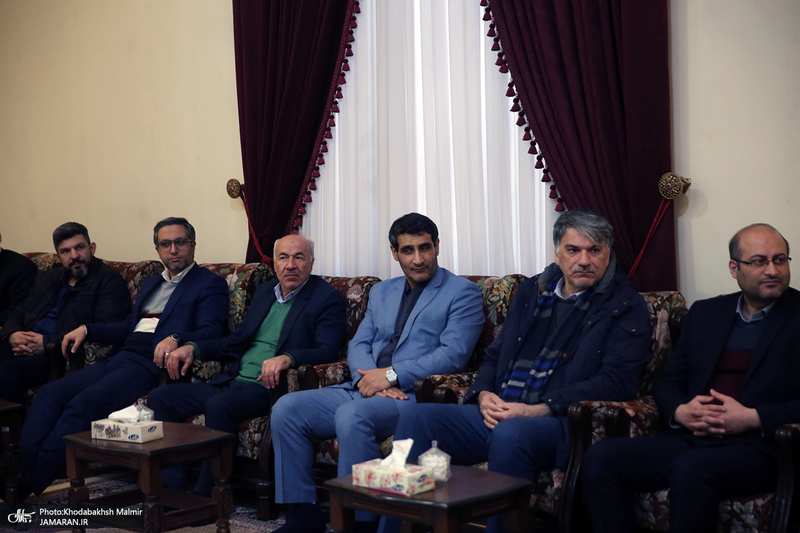 دیدار وزیر و مدیران ارشد وزارت نیرو با سید حسن خمینی