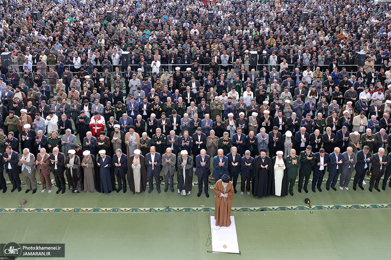 اقامه نماز عید سعید فطر به امامت رهبر معظم انقلاب