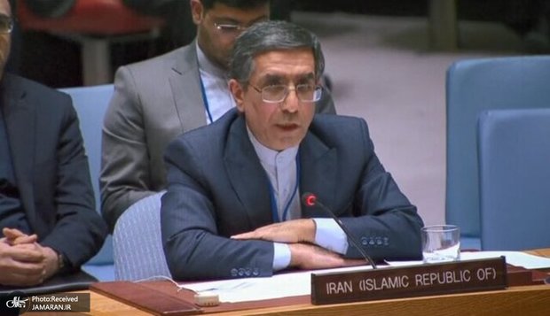 نماینده ایران در سازمان ملل: به دفاع و حفاظت از تمامیت و حاکمیت ارضی خود ادامه خواهیم داد/ تمام اقدامات ایران دفاعی، ضروری و مطابق با حقوق بین‌الملل است/ ایران همواره مسیر گفت‌ وگو و دیپلماسی را دنبال کرده است