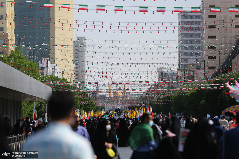 راهپیمایی باشکوه روز قدس در مشهد